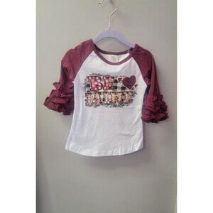 "Be Mine" Long Sleeve Valentines Shirt 4T
